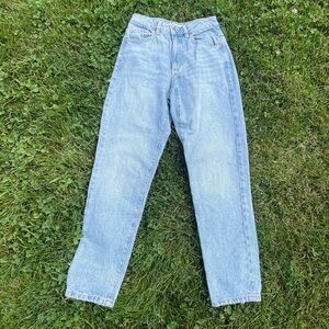 Garage Blue Straight Leg Jeans